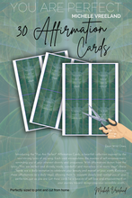 Load image into Gallery viewer, π Embrace Your Perfect Self with Our "You Are Perfect" Affirmation Cards! π (Digital PDF Download)