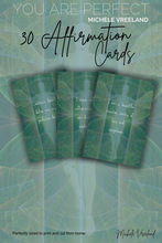 Load image into Gallery viewer, π Embrace Your Perfect Self with Our "You Are Perfect" Affirmation Cards! π (Digital PDF Download)