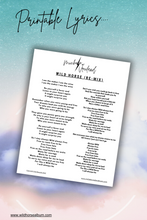 Load image into Gallery viewer, π Official Wild Horse Maxi-Single Lyric Book (Digital PDF Download) π