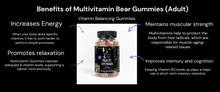 Load image into Gallery viewer, π Elevate Your Wellness Game with our Adult Multivitamin Bear Gummies! π¬πͺ