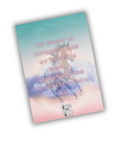 🌟 30 "Wild and Free" Affirmation Cards 🌟 (Digital PDF Download)