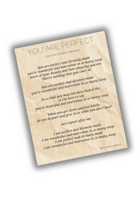 🎶 "You Are Perfect" Lyric Sheet PDF Download! 🎵