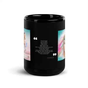 🌟 Embrace the Soulful Rhythms with Our "Wild Horse" Maxi Single Glossy Black Mug! 🌟